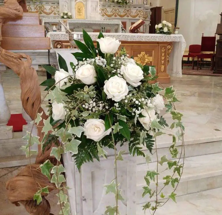 arco fiori matrimonio